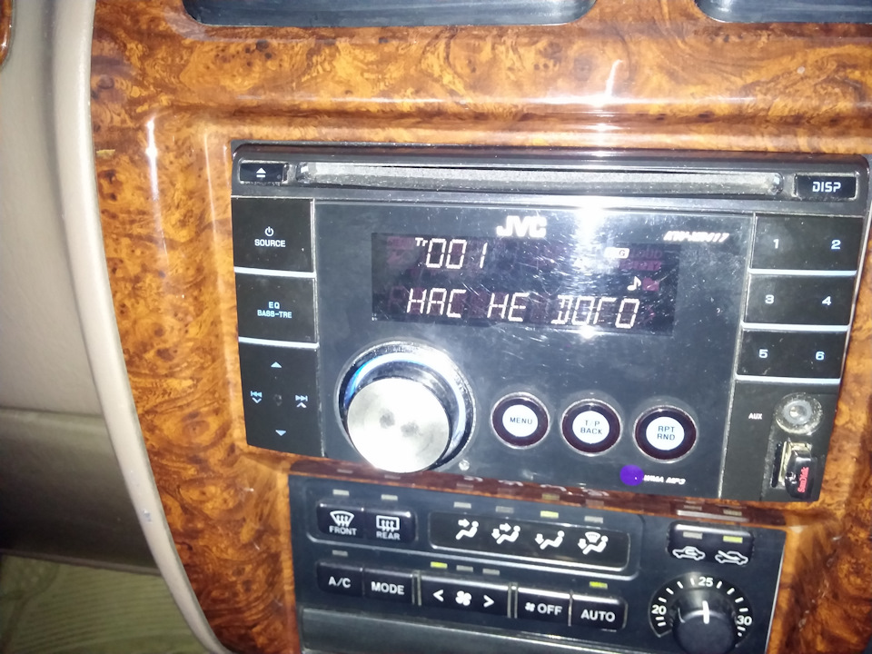 Купил и установил магнитолу JVC KW-XR417. — Toyota Land Cruiser Prado ...