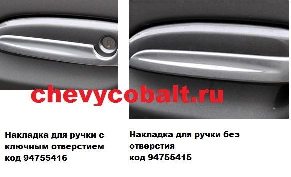 94755416 НАКЛАДКА РУЧКИ ДВЕРИ (4ШТ.) GM | Запчасти на DRIVE2