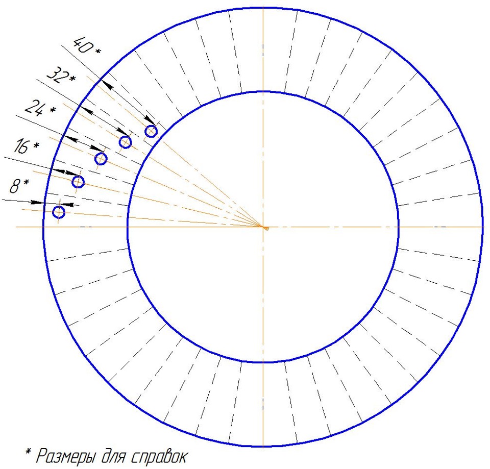Делительный диск для токарного станка чертеж