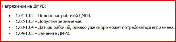 Распиновка и проверка ДМРВ ВАЗ - Автопомічник