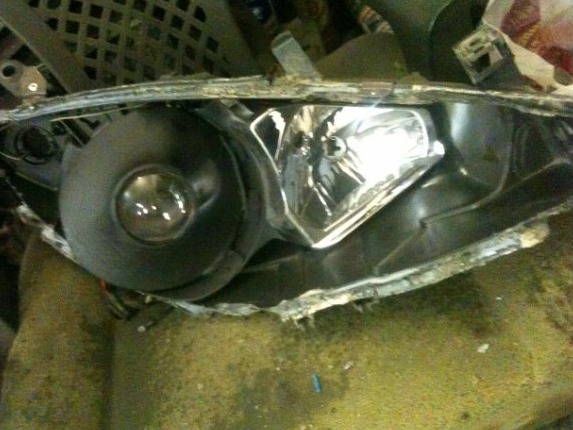 Как я делал Линзованные фары) — Peugeot 307, 1,6 л, 2002 года | тюнинг ...