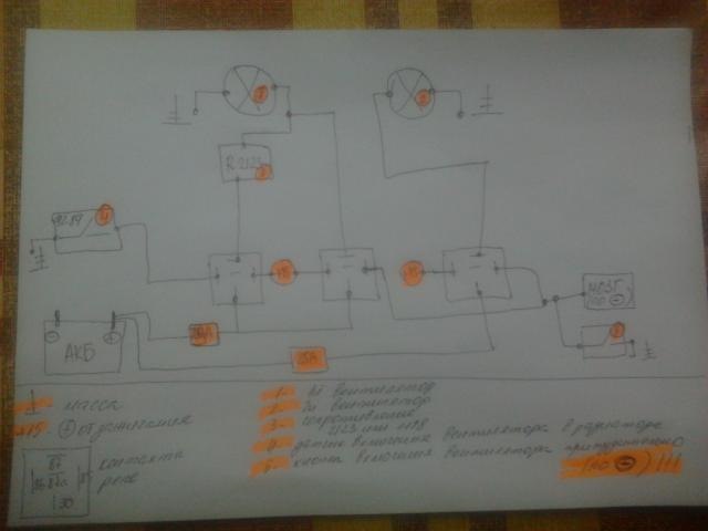 Геннадий от Нексии (схема подкл. вентиляторов) — Lada 21065, 1,5 л ...