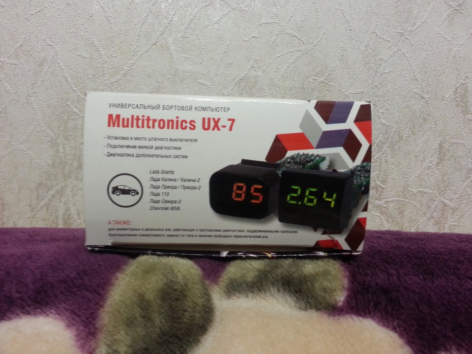Бортовой компьютер Multitronics UX-7 — Lada Приора хэтчбек, 1,6 л, 2008 ...