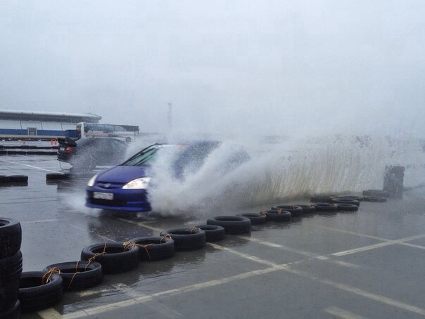 Трек день на Екб ЭКСПО — Honda Civic Hatchback (7G), 1,5 л, 2001 года ...