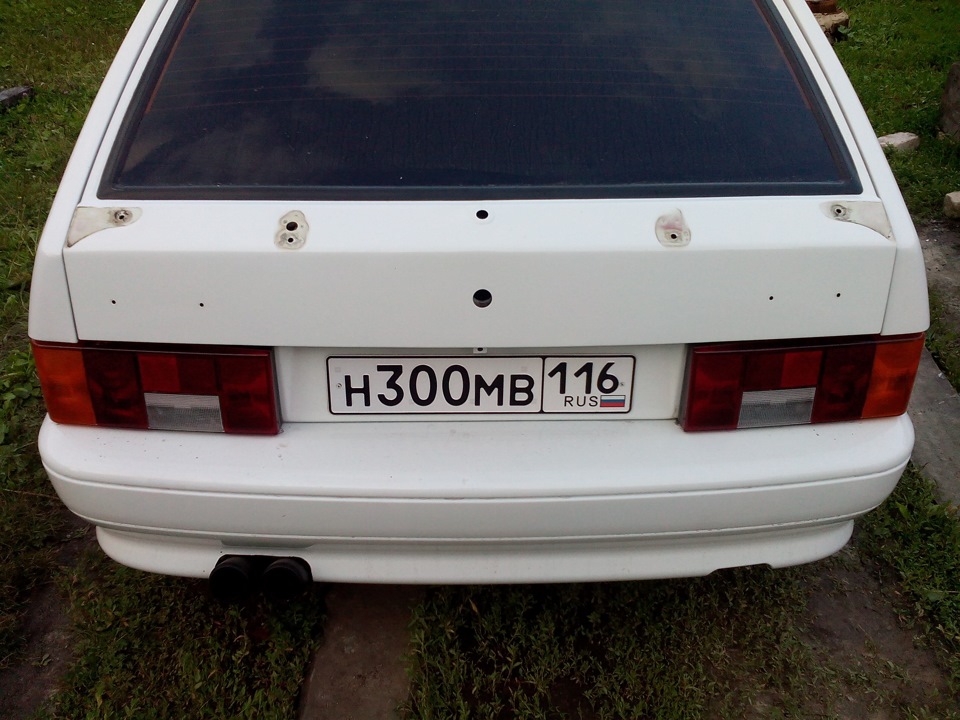 шейвинг багажника — Lada 2114, 1,6 л, 2011 года | стайлинг | DRIVE2