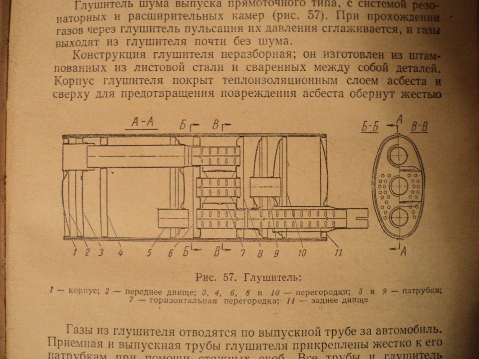 Глушитель для автомобиля чертеж