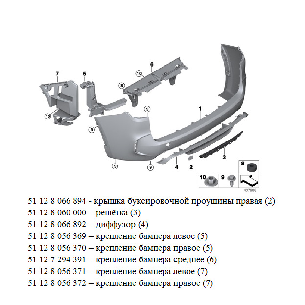 Крепление бампера газель бизнес схема