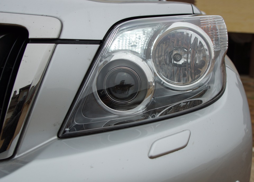 Светодиоды в габариты — Toyota Land Cruiser Prado 150-series, 3 л, 2012 ...