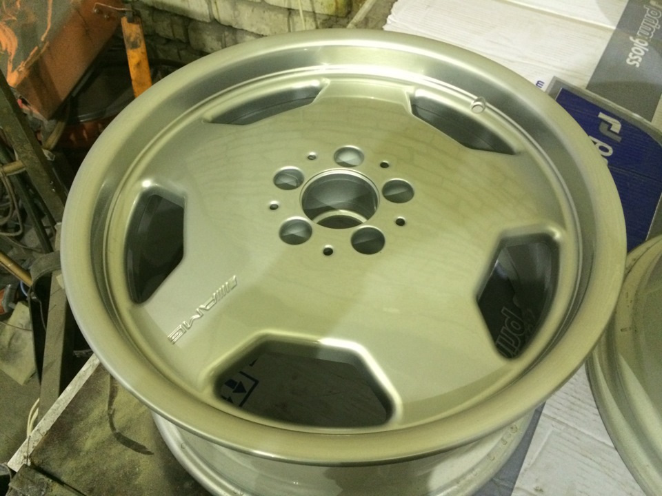 отдал на покраску, (порошковую покраску) почему порошковая спросите ...