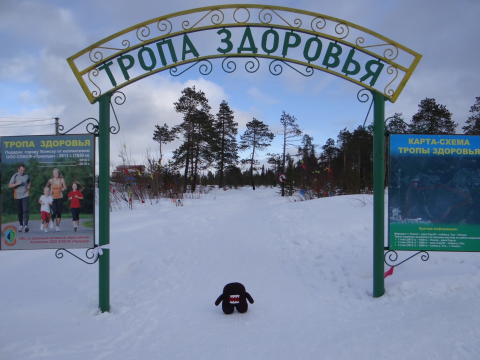 Усинск тропа здоровья карта