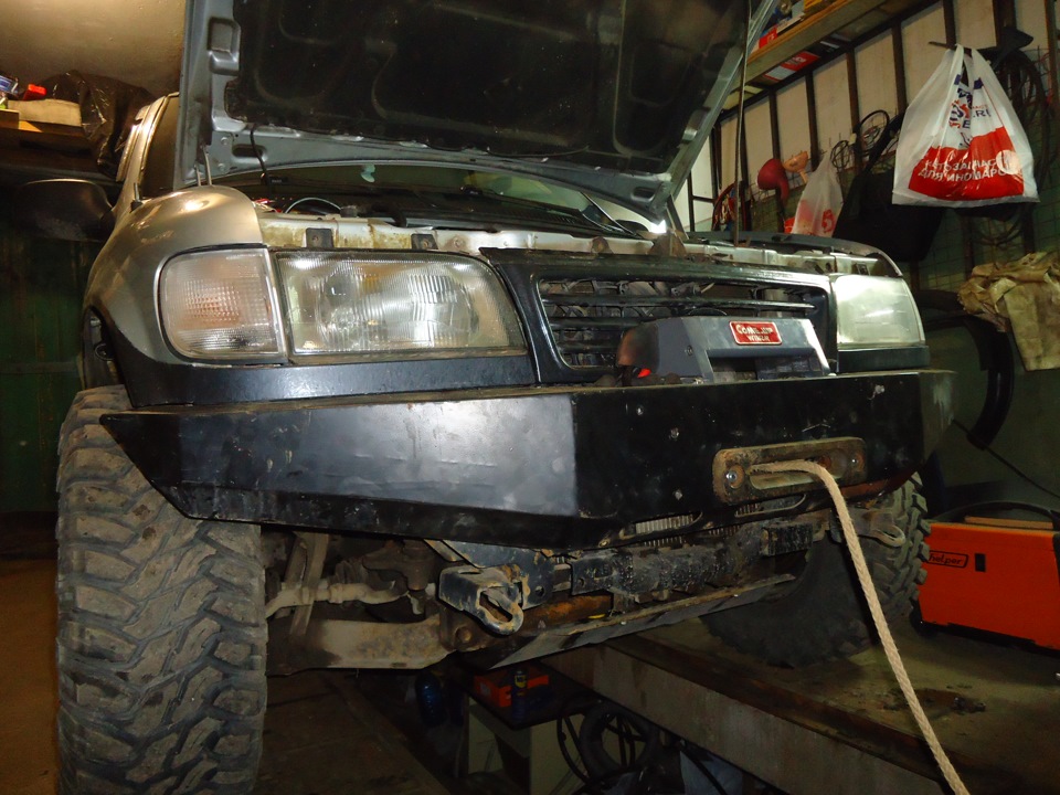 Подготовка к сезону 1. Установка лебедки Come Up 9000i — KIA Sportage ...