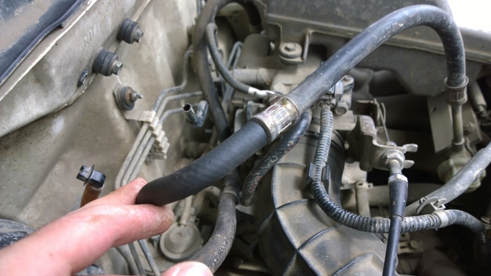 Топливный фильтр. Пластик вместо железа. — Honda CR-V (RD1, RD2), 2 л ...