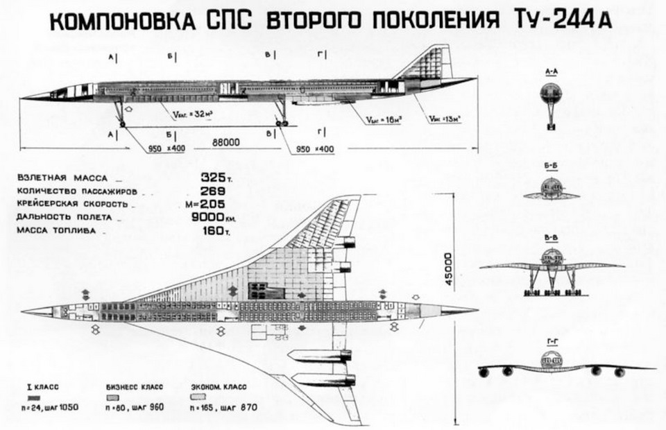 Конкорд схема салона