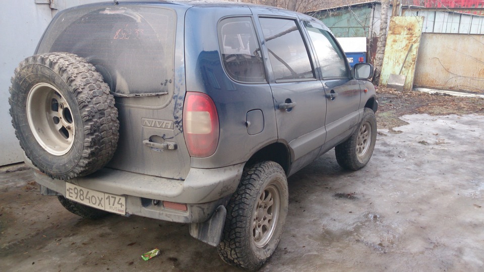 Ханкук дюнапро атм на зиму — Chevrolet Niva (1G), 1,7 л, 2007 года ...