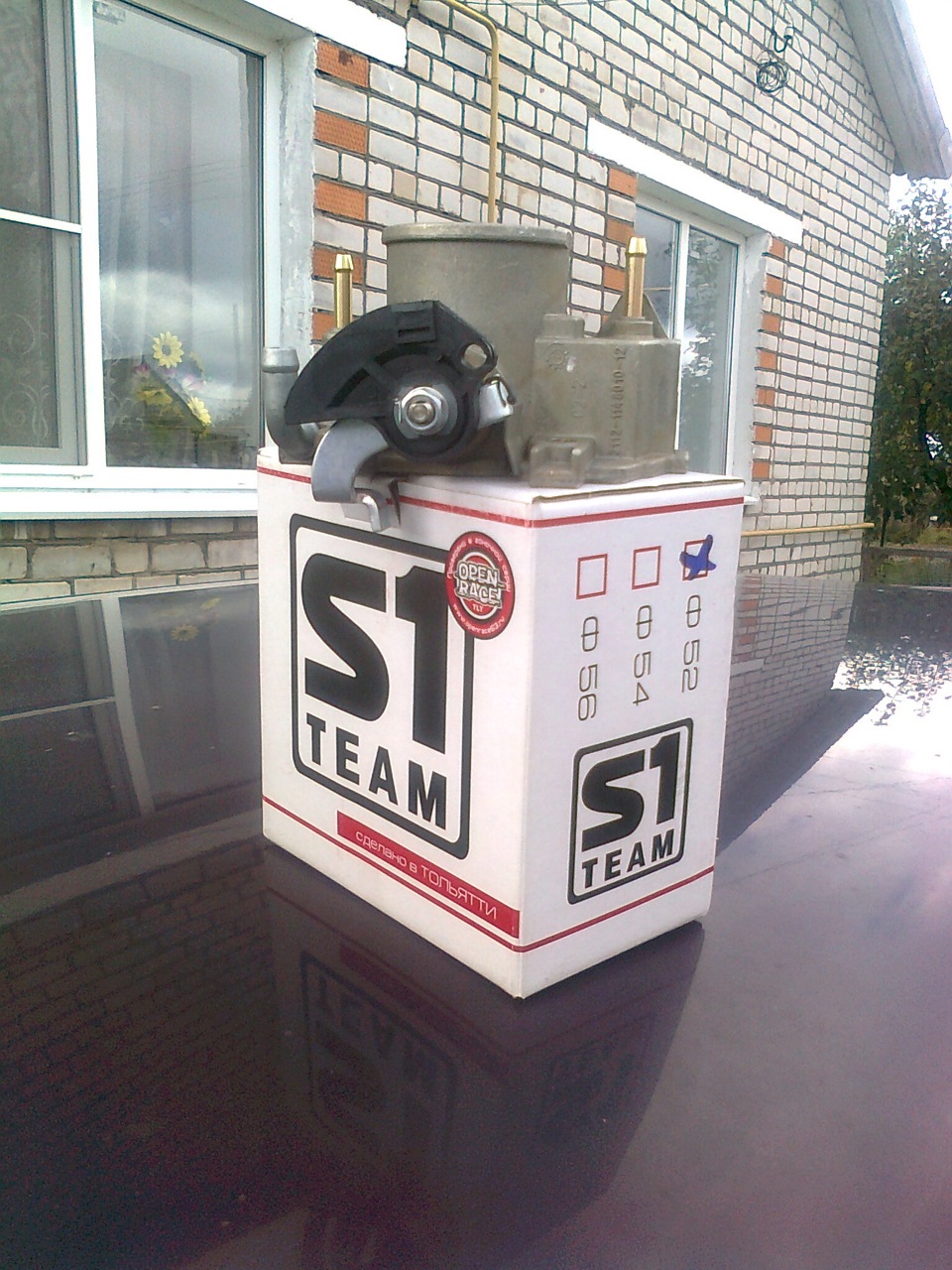 дроссельная заслонка 52 мм. — Lada 21074, 1,6 л, 2002 года | запчасти ...