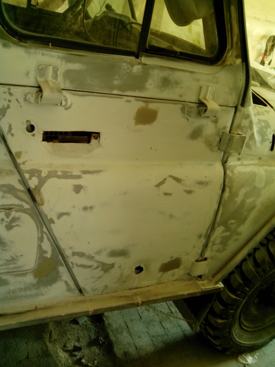 покраска — УАЗ 469, 2,5 л, 1984 года | своими руками | DRIVE2