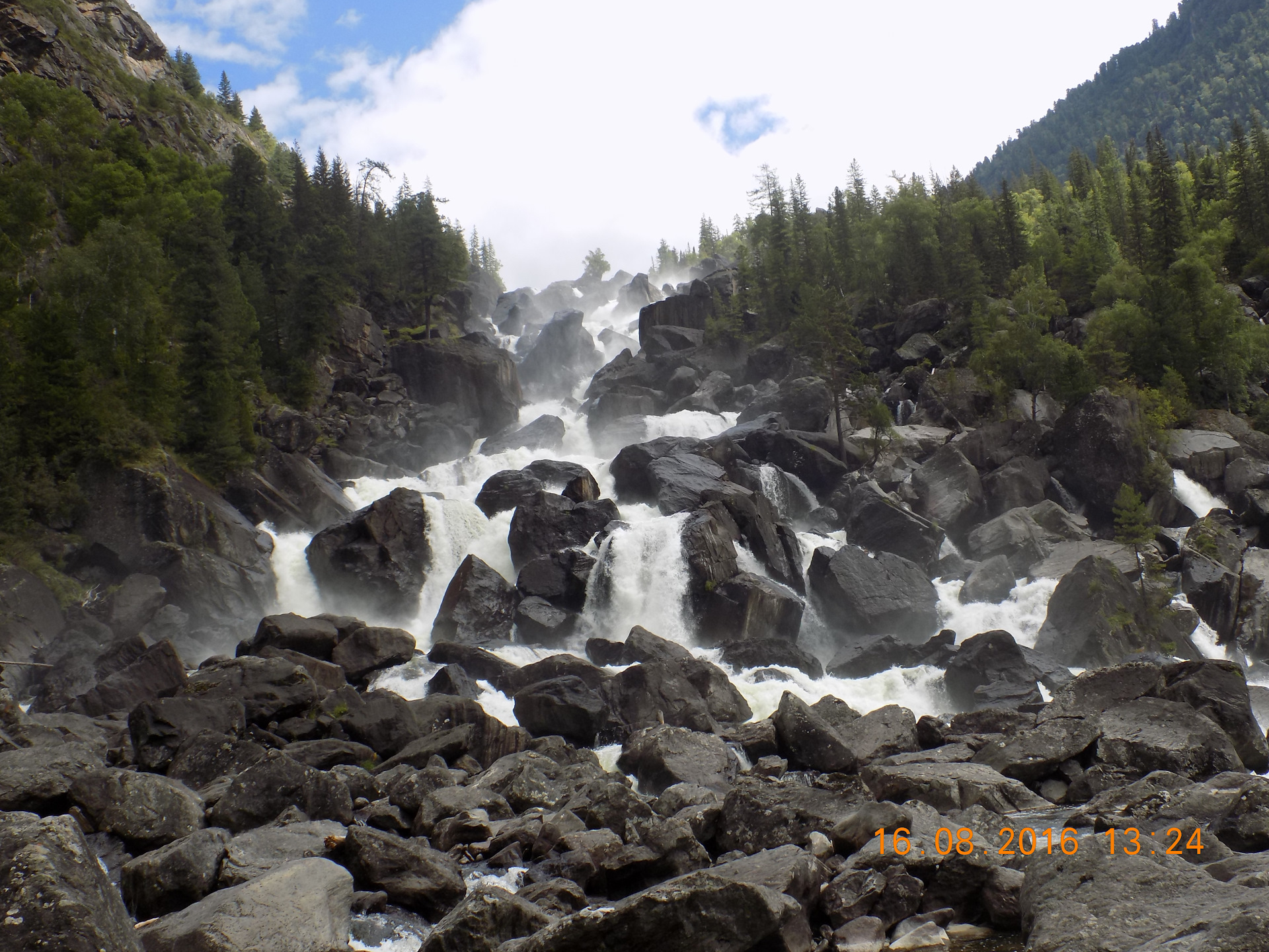 Кату Ярык горный Алтай водопад Учар