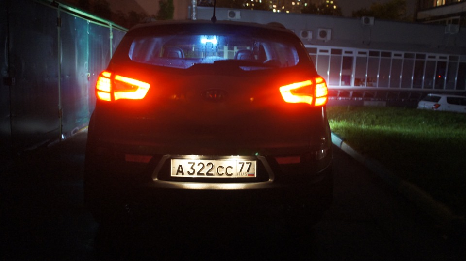 Высвечивание задних фар — KIA Sportage (3G), 2 л, 2012 года | стайлинг ...