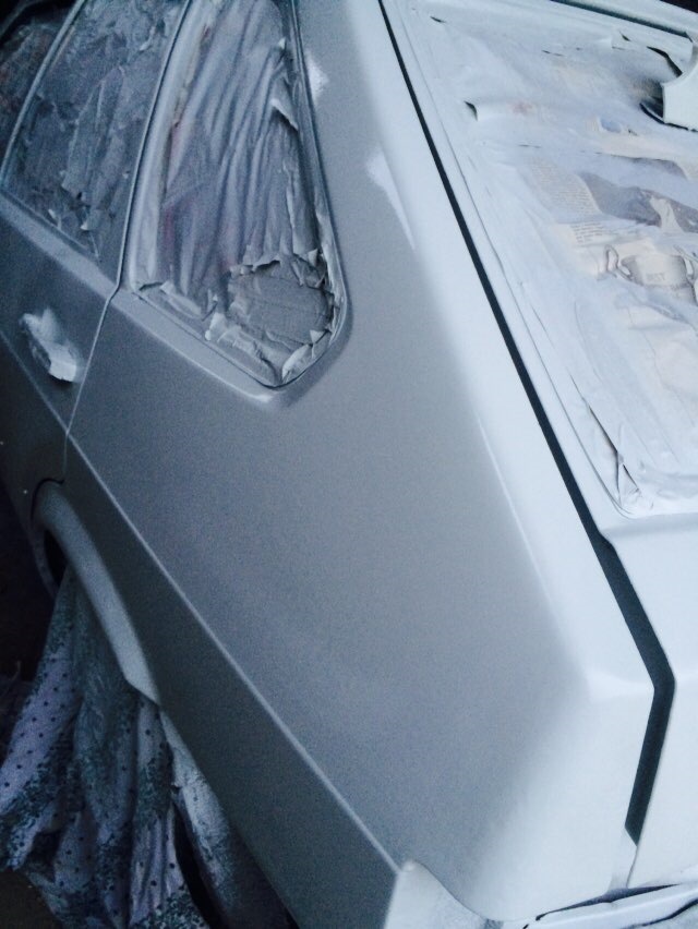 Машина покрашена! Готова на 30% — Lada 2114, 1,5 л, 2004 года ...