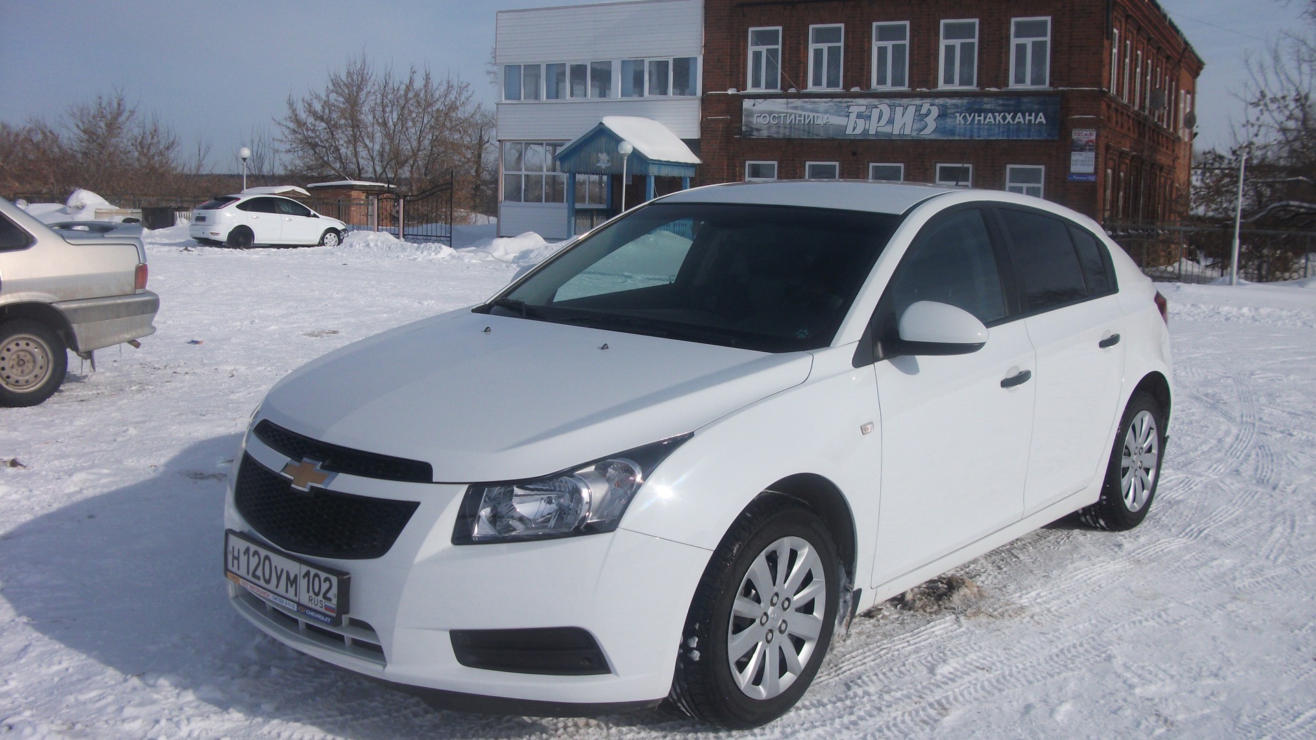 Chevrolet Cruze хэтчбек черный капот и крыша