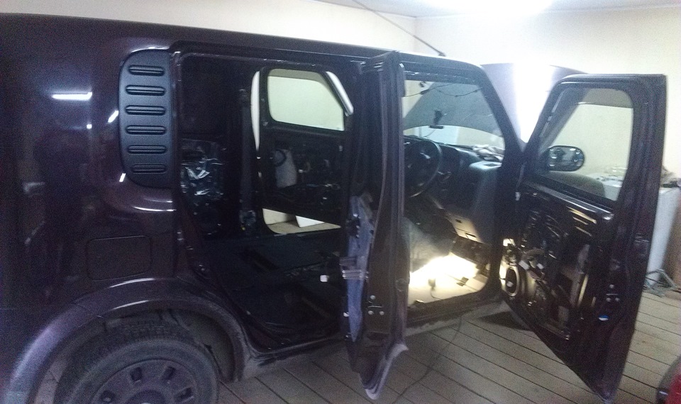 как то перед отпуском решил зашумить)) — Nissan Cube II, 1,5 л, 2007 ...