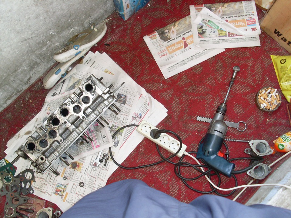 Лечение течи тосола переросло в легкую доработку ГБЦ — Lada 2108, 1,3 л ...