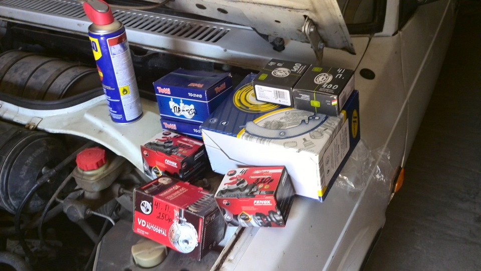 Замена Подшипников ступици на левом колесе. — Москвич 2141, 1,7 л, 1995 ...