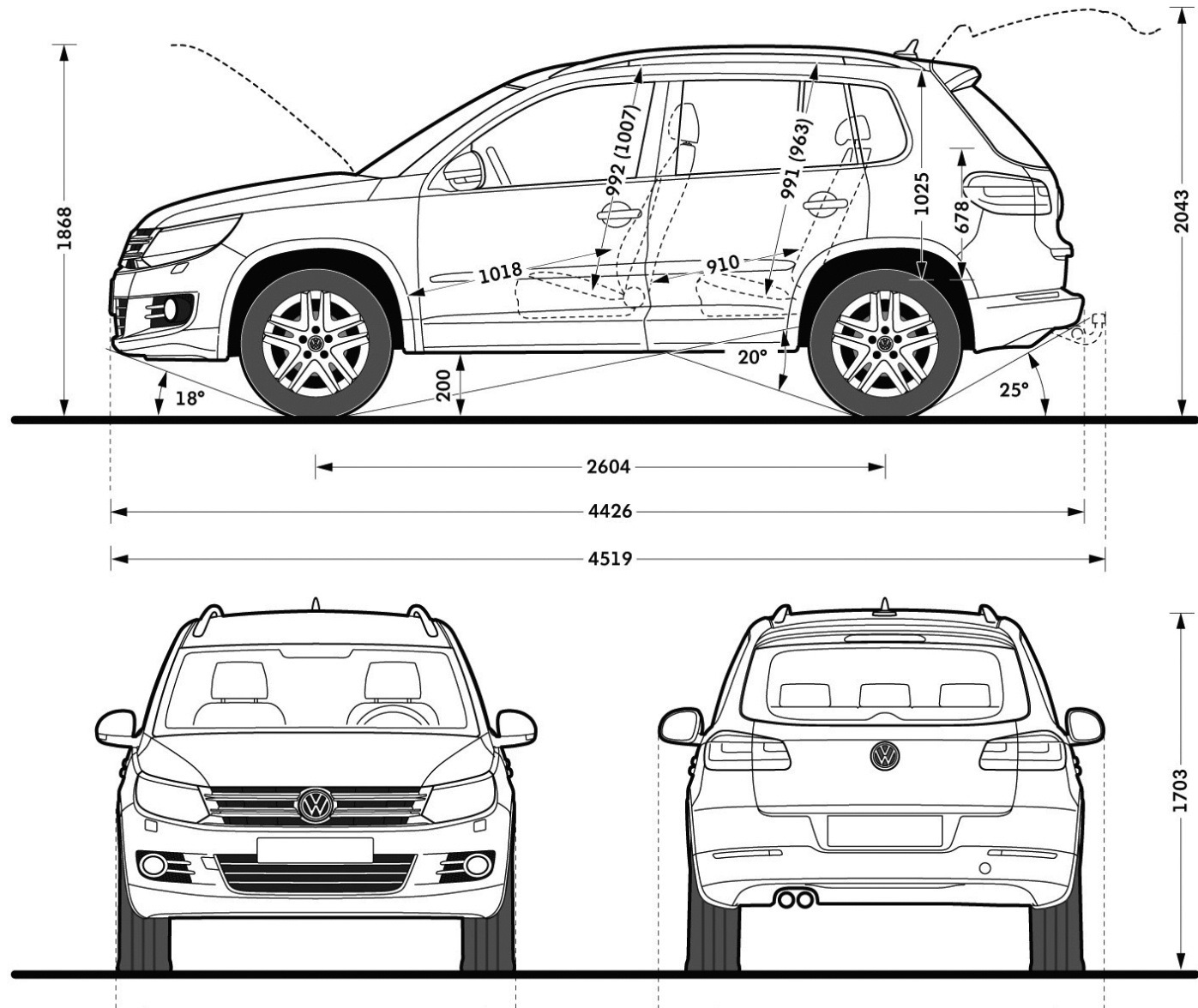 Тигуан объем. Габариты Фольксваген Тигуан 2012. Volkswagen Tiguan 2012 габариты. Габариты VW Tiguan 2013. VW Tiguan 2021 габариты.