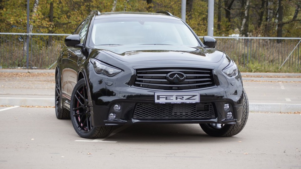 Инфинити qx70 тюнинг фото Black in Black - Infiniti FX (2G), 5 л, 2011 года тюнинг DRIVE2