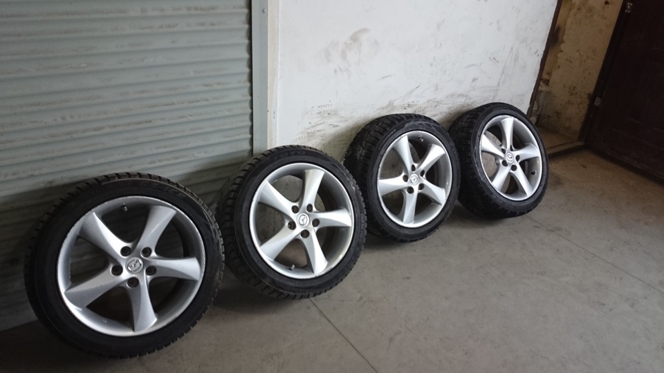 диски на зиму — Mazda 3 (1G) BK, 2 л, 2006 года | колёсные диски | DRIVE2