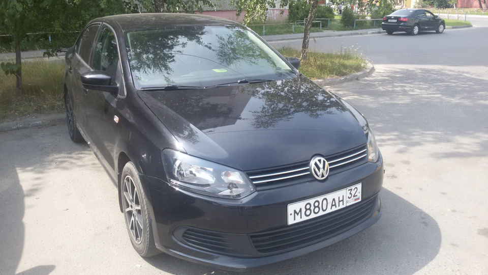 Колпак VW Polo R15 дорестайл — Volkswagen Polo Sedan, 1,6 л, 2011 года ...