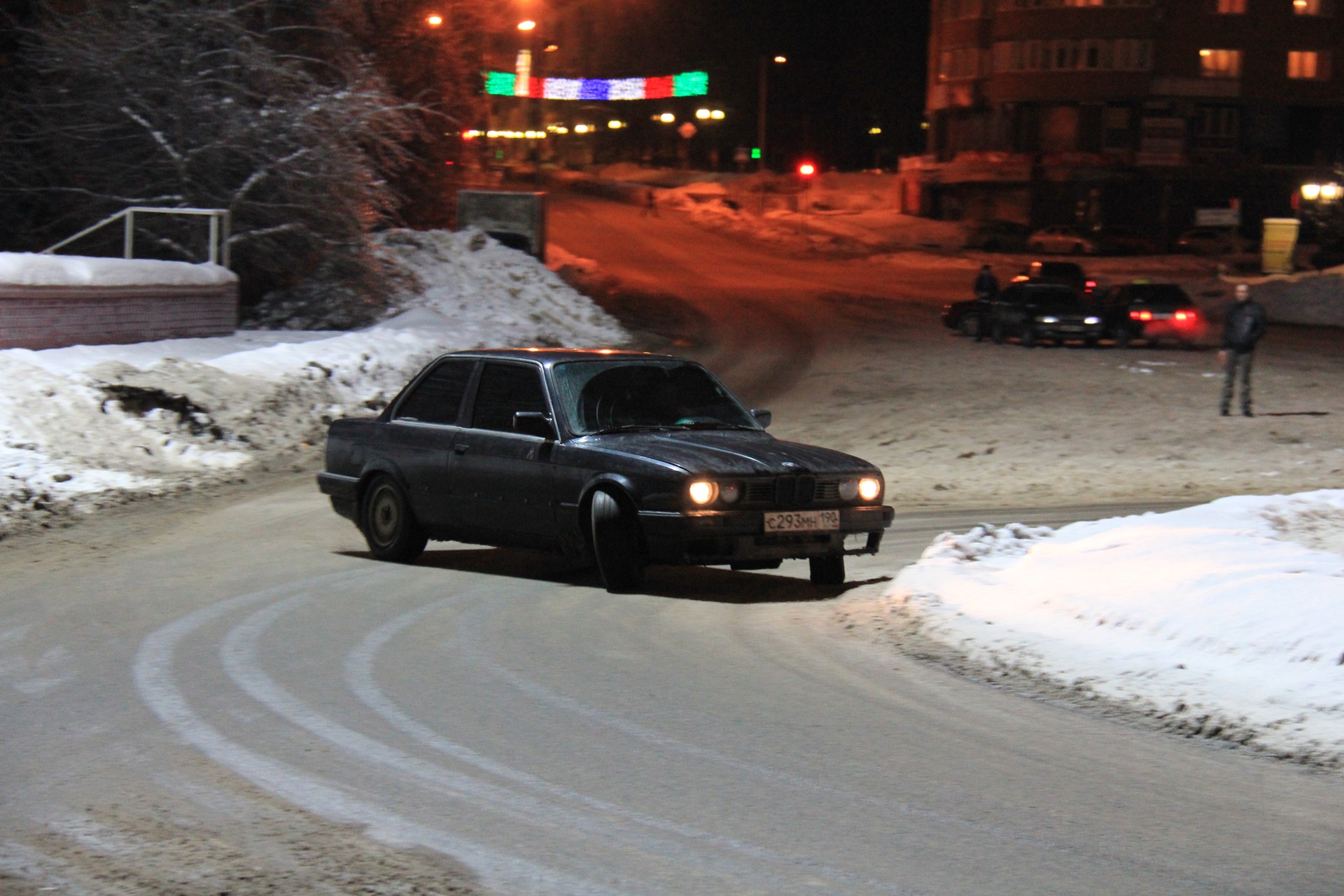 BMW дрифт по городу