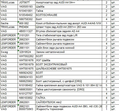 WHT001679 Болт эксцентриковый VAG | Запчасти на DRIVE2