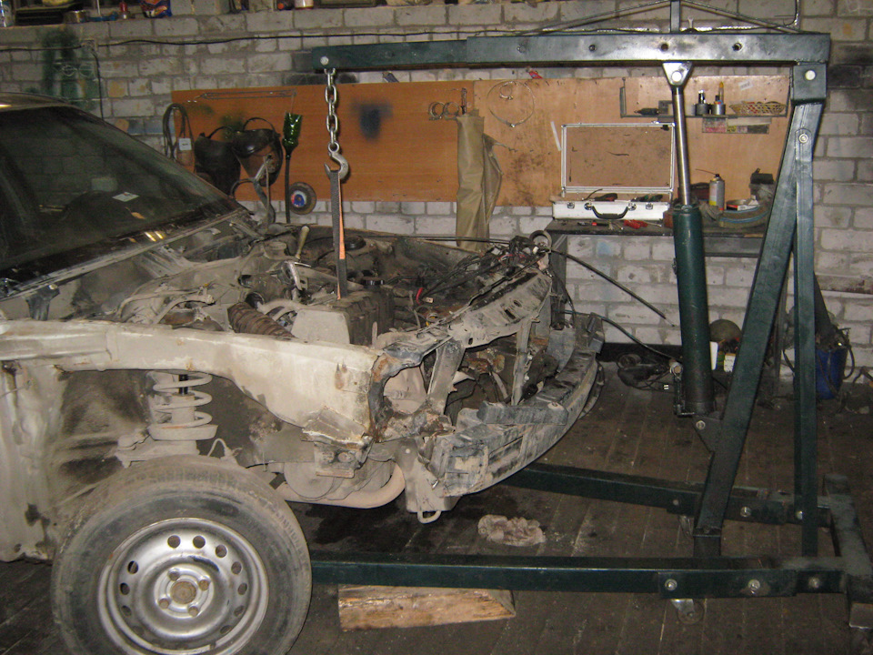 Разбираю переднюю часть Нексии. — Volkswagen Passat B3, 1,8 л, 1989 ...