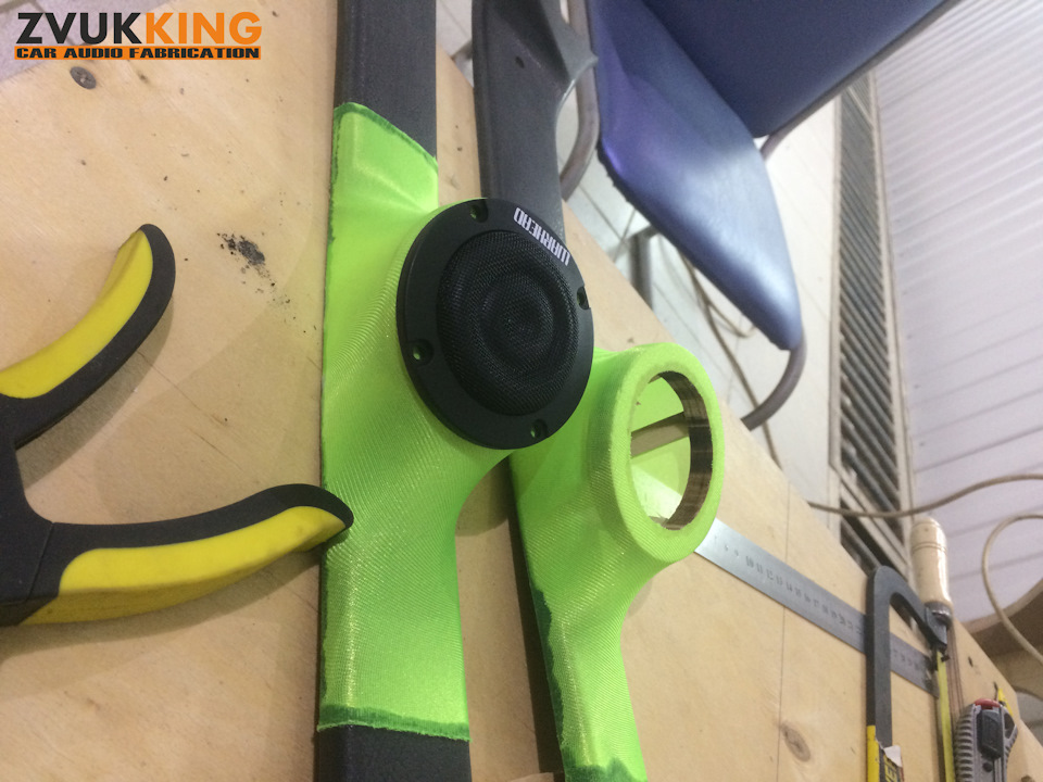 Подиумы под ВЧ в стойки: ВАЗ 2108-15 — DRIVE2