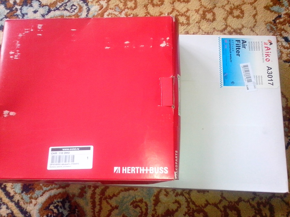 Решил сменить воздухан и салонный фильтр. — Mitsubishi Pajero (4G), 3,2 ...