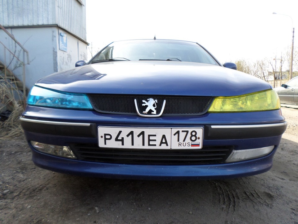 поставил обе фары — Peugeot 406, 2 л, 2001 года | стайлинг | DRIVE2