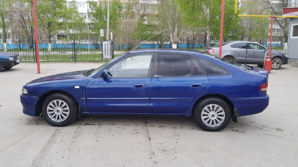Продаю своего синего седьмого Галанта! — Mitsubishi Galant (8G), 2,5 л ...