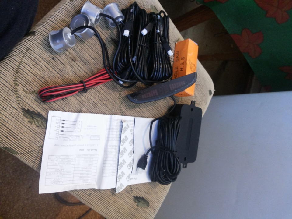 Установка парковочного радара — Mazda Premacy (1G), 1,8 л, 1999 года ...