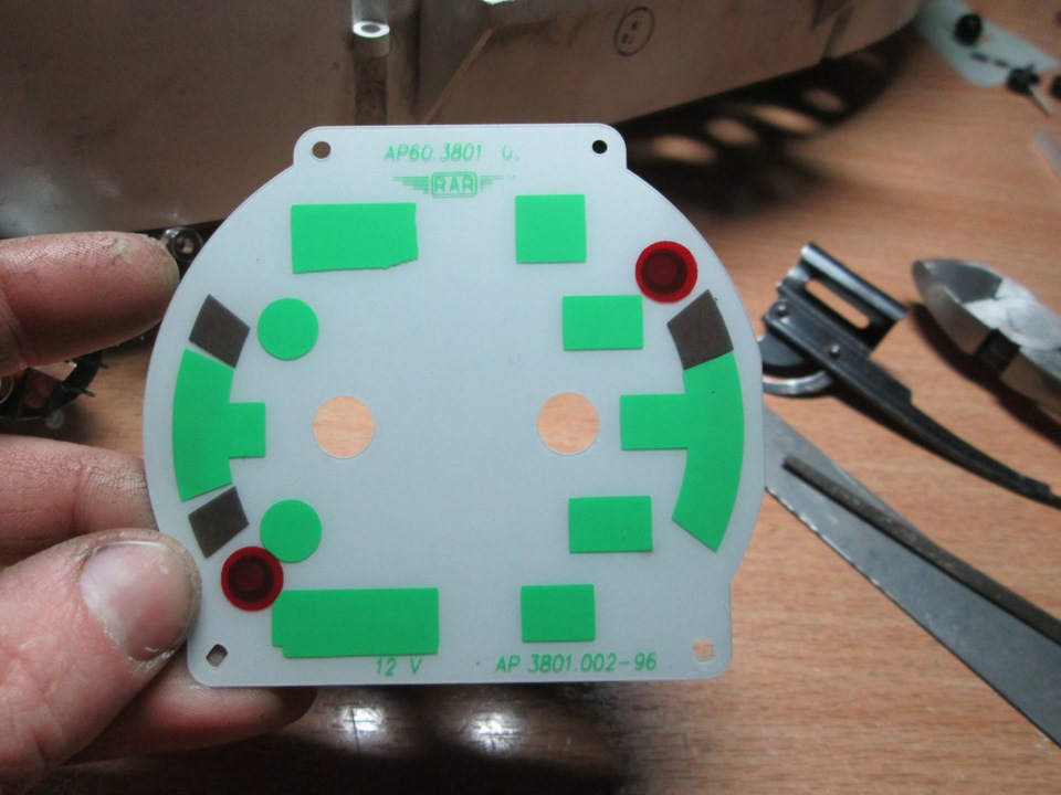 Осветление приборки газ 3110 подготовка под RGB — ГАЗ 3110, 4,3 л, 2000 ...