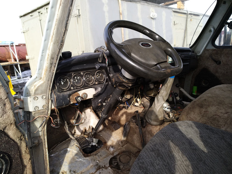 Как разобрать колонку уаз Новая рулевая колонка ZF от BMW - УАЗ 3909, 2,5 л, 1997 года своими руками DRIVE