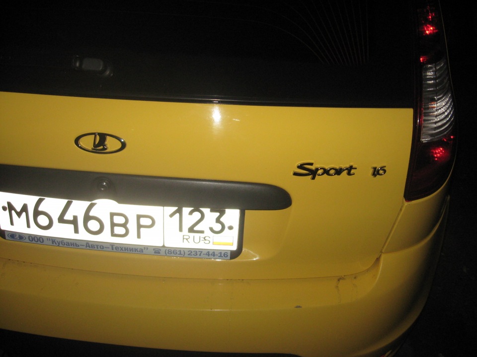 Шильды — Lada Калина Спорт (1G), 1,6 л, 2011 года | стайлинг | DRIVE2