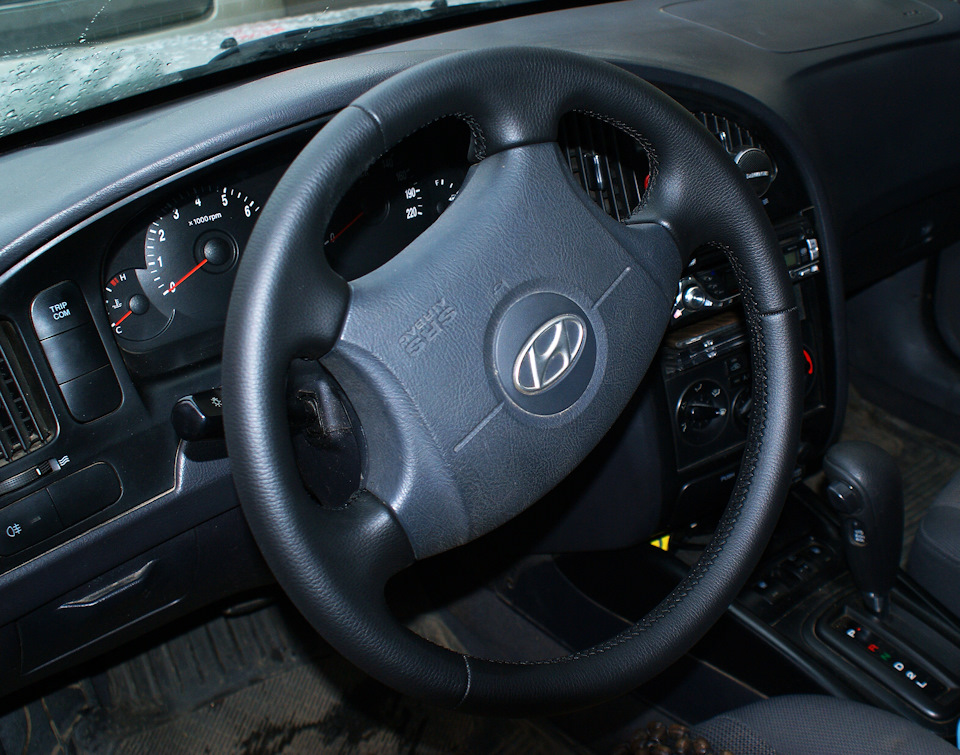 Hyundai elantra xd как снять руль Перетяжка руля - Hyundai Elantra (3G), 1,6 л, 2005 года расходники DRIVE2