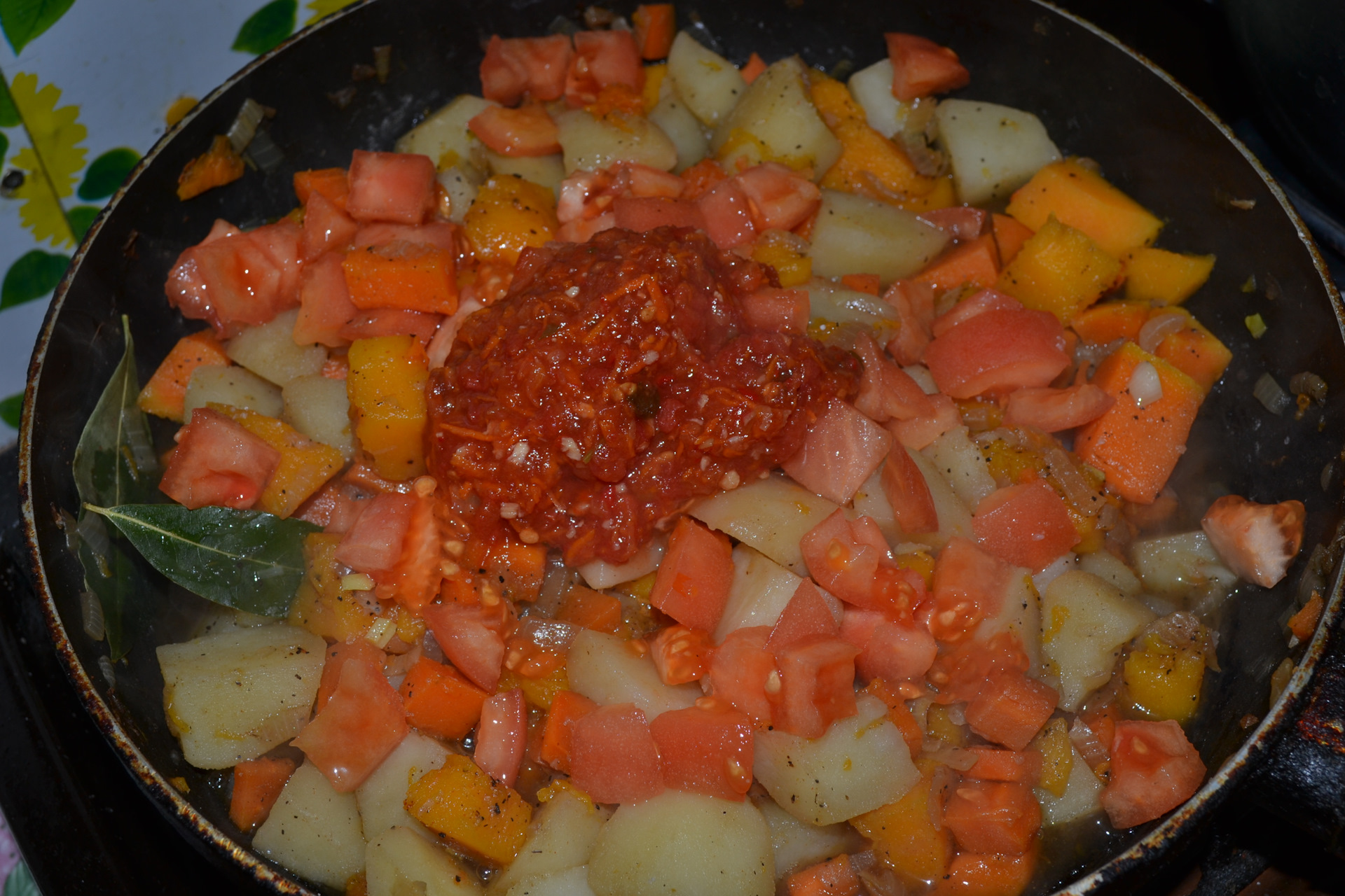 Пошаговый рецепт рагу из овощей