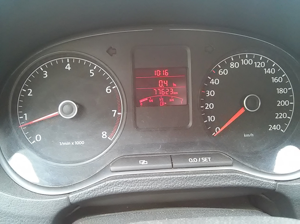 Про расход после ТО — Volkswagen Polo Sedan, 1,6 л, 2012 года ...