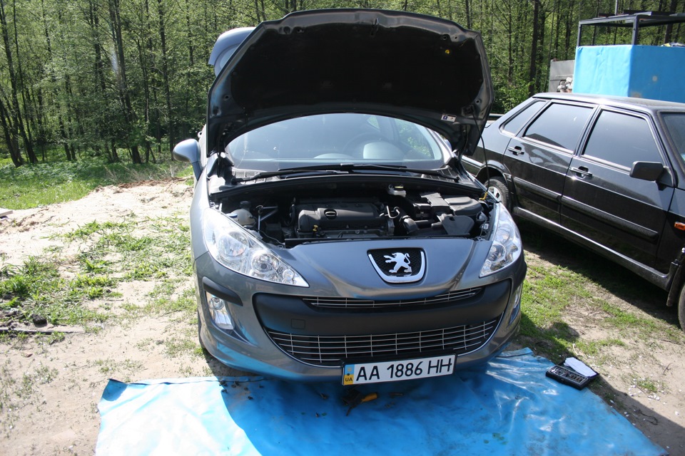 Peugeot 308 кондиционер