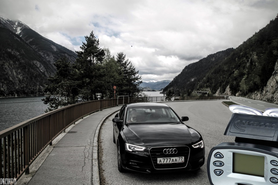 Замеры 400м на зимней шипованной резине (2.0 TFSI Eurocode stage 1 ...