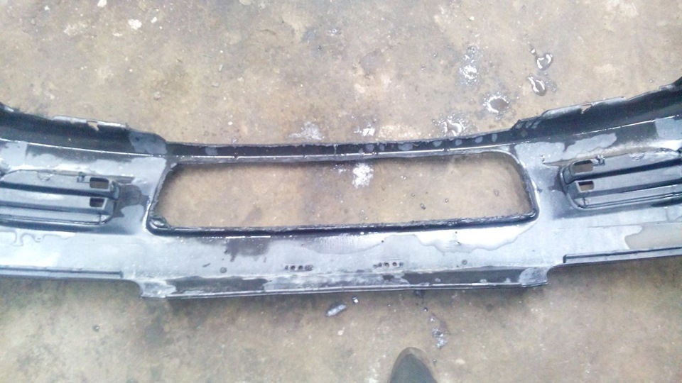 Сетка в бампер + надпись на заднее стекло — Honda Civic Hatchback (5G ...