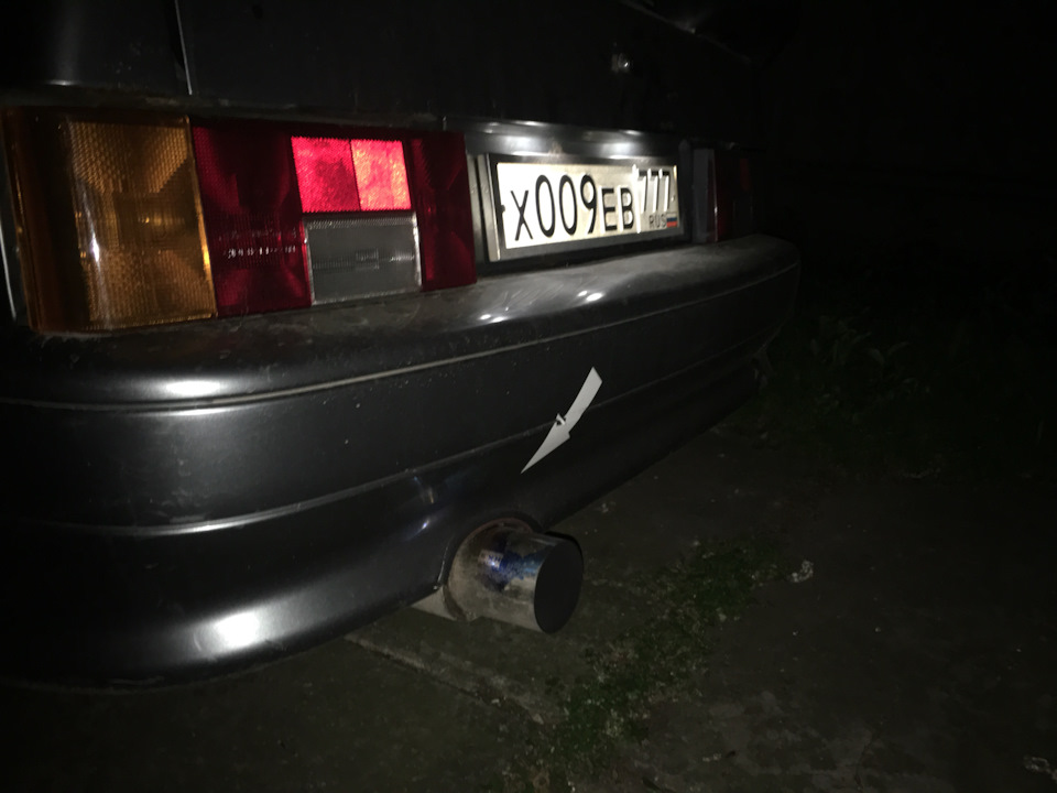 Огненный выхлоп🔥 (видео) — Lada 2113, 1,6 л, 2007 года | стайлинг | DRIVE2