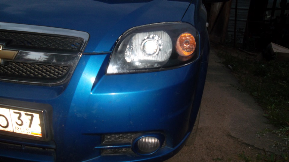 Веерные форсунки омывателя — Chevrolet Aveo Sedan (1G), 1,4 л, 2008 ...